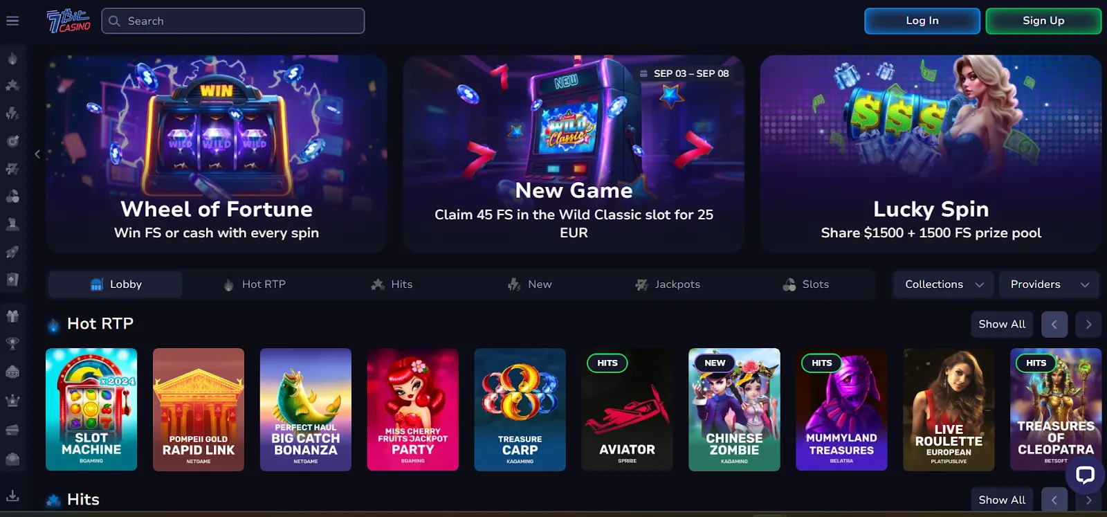 7Bit Casino screen